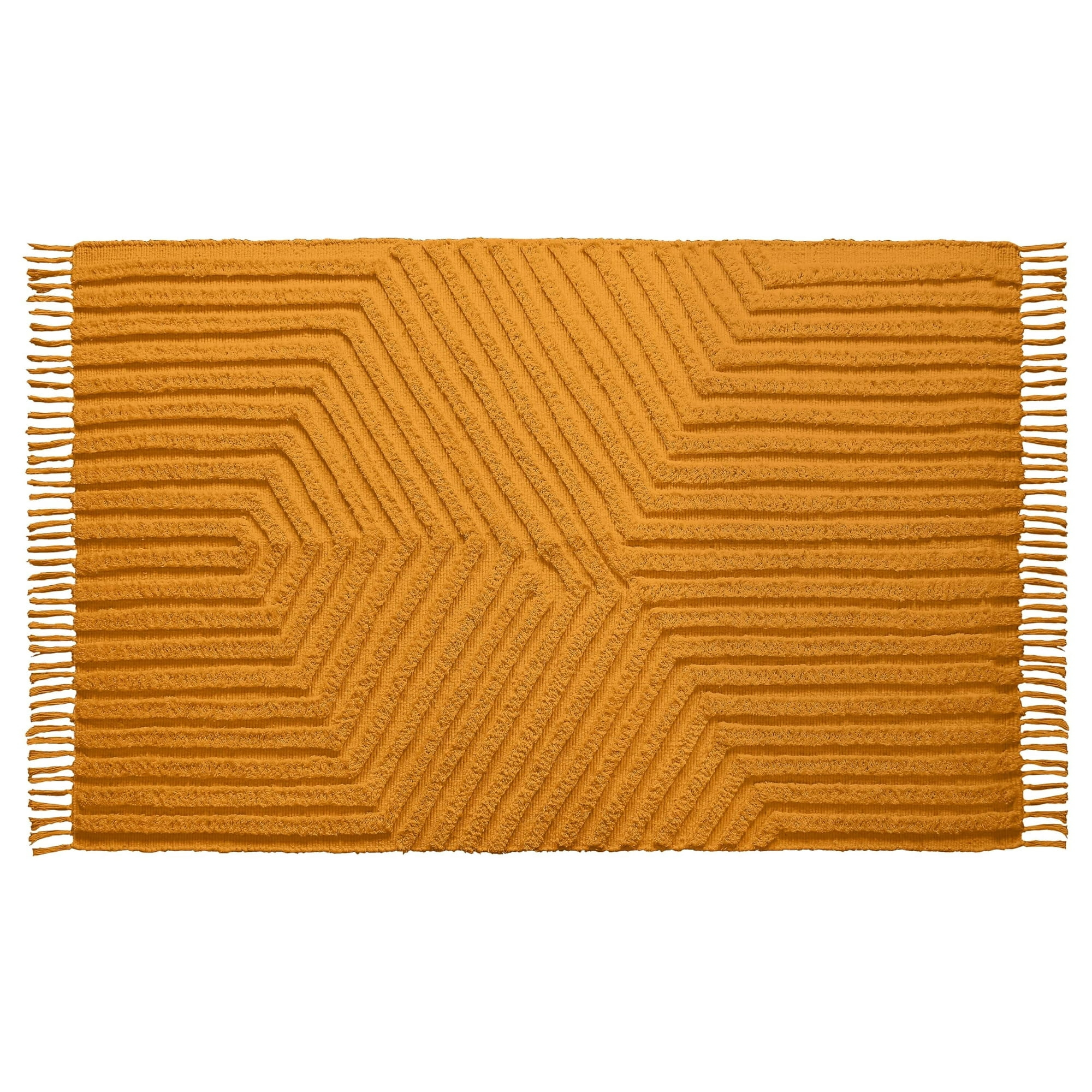 Boho Rugs for Living Room 4x6, Farmhouse Cotton Area Rug for Bedroom, Washable Tufted Indoor Floor Carpet for Kitchen Dorm Office Dining Room Office H