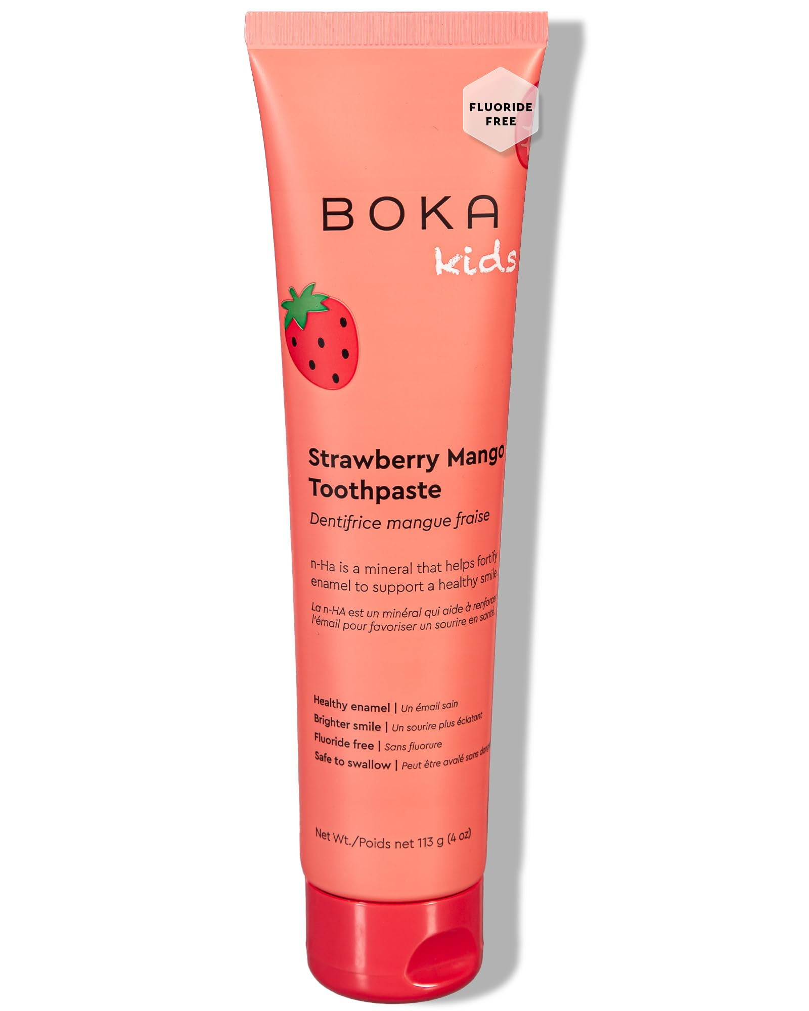Strawberry Mango Fluoride-Free Remineralizing Toothpaste for Sensitive Teeth
