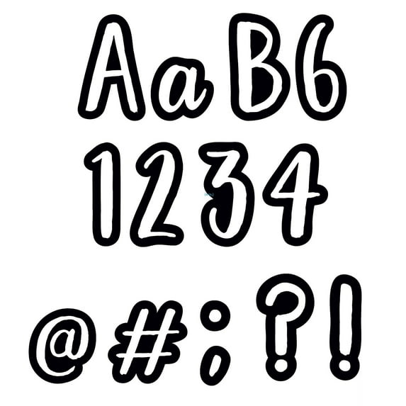 CREATIVE TEACHING 4In Bold Bright Class Cafe Letters 1842