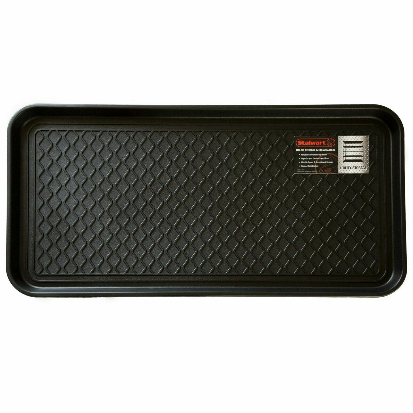 Boot Tray Muddy Shoes Plastic Utility Paint Drip Mat 30 x 15 Inches