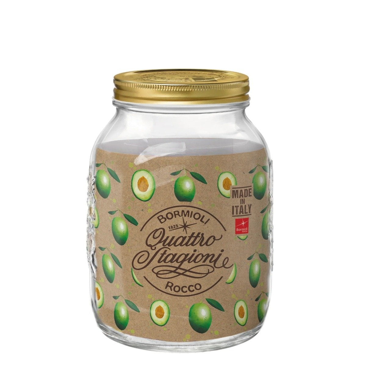 Bormioli Rocco Quattro Stagioni Food Jar wide Mouth (Set of 6)