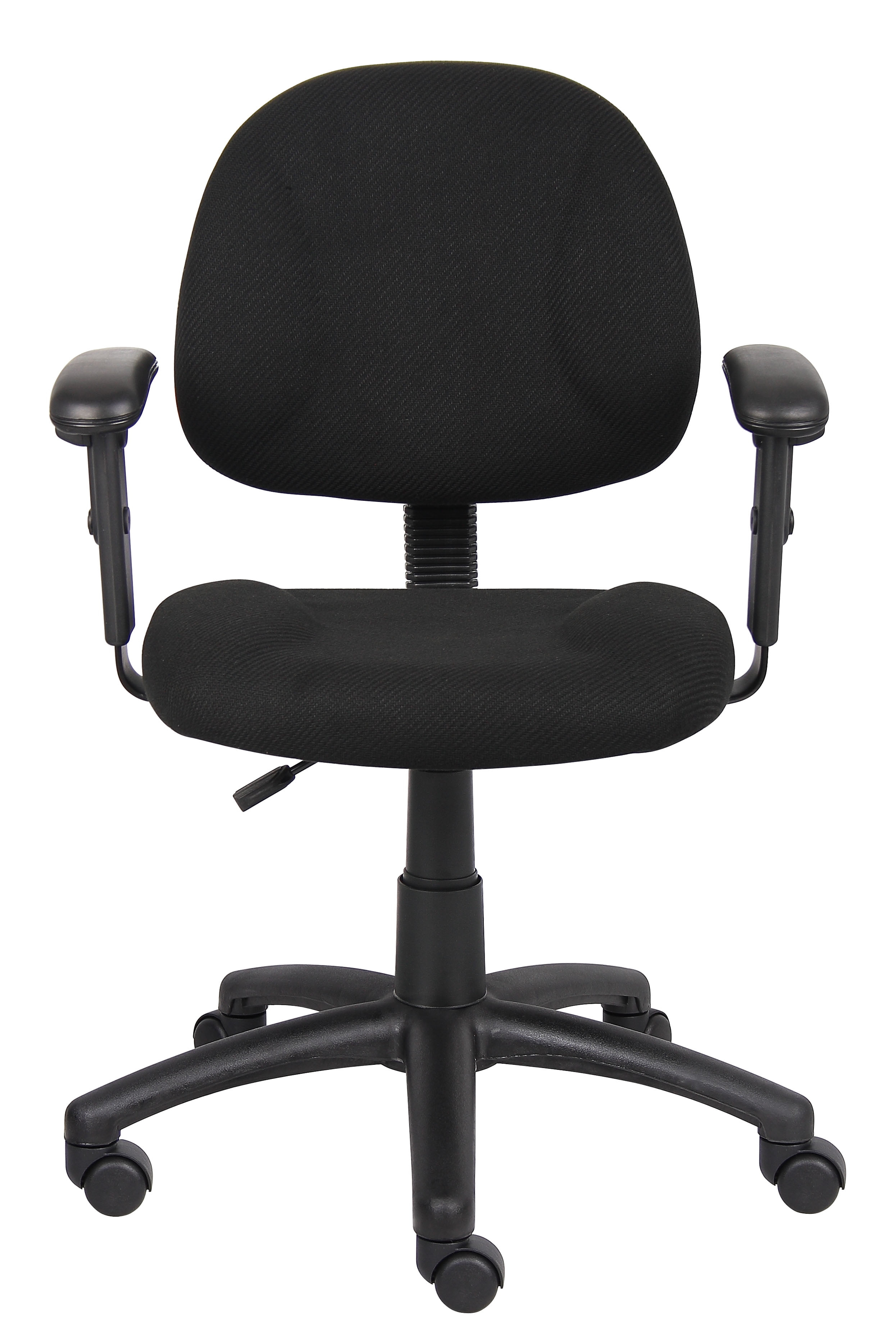 Boss Office Products DX Posture Office Chair with Adjustable Arms in Black