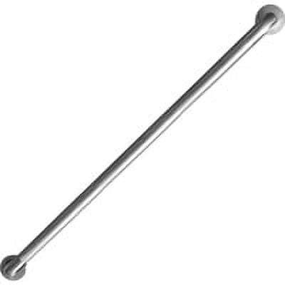 Boston Harbor SG01-01&0442 Grab Bar, 42 in L Bar, Stainless Steel, Wall Mounted Mounting