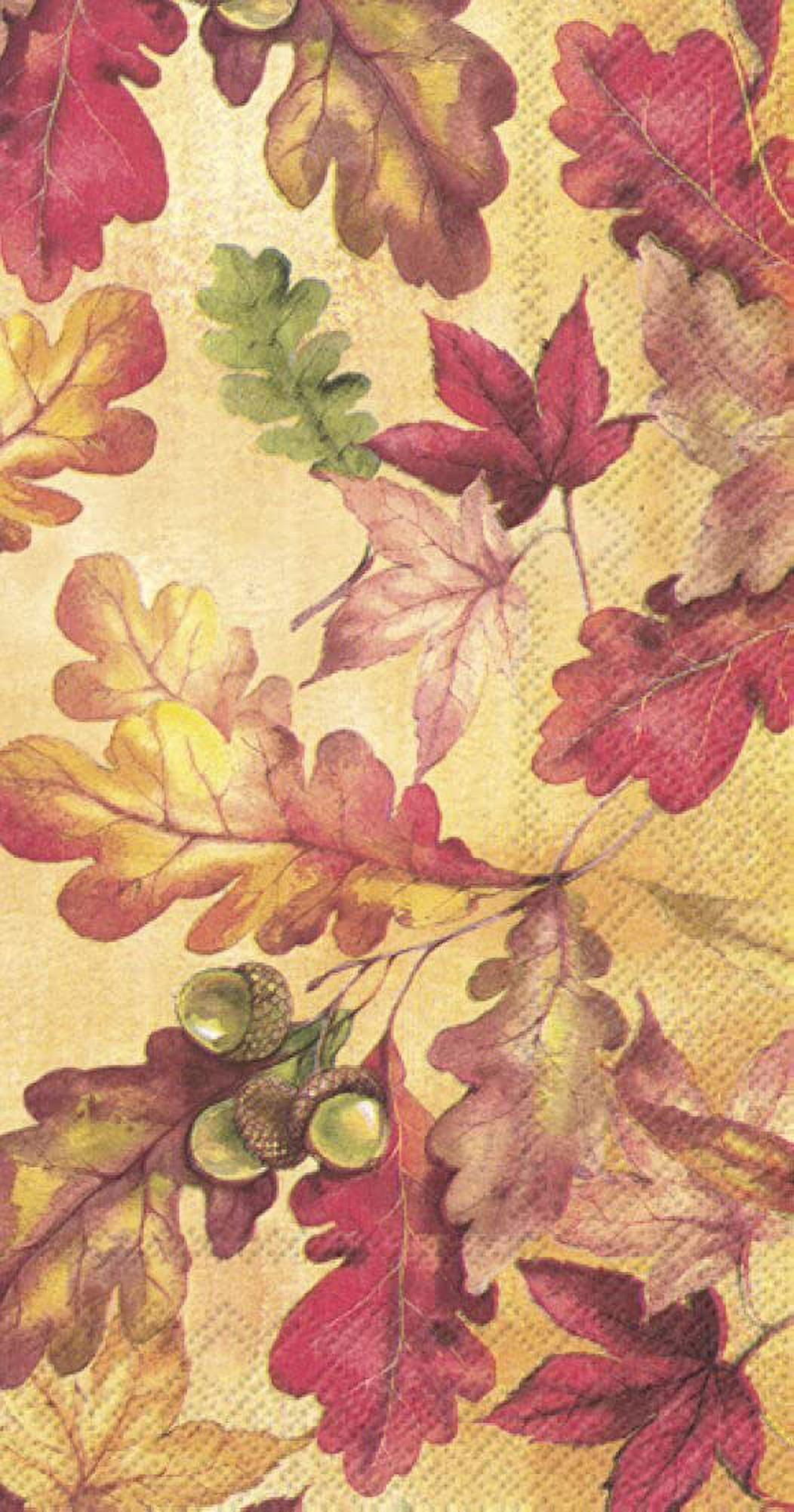 IHR 3-Ply Guest Towel Buffet Paper Napkins, 8.5 x 4.5-Inches, Bright Autumn