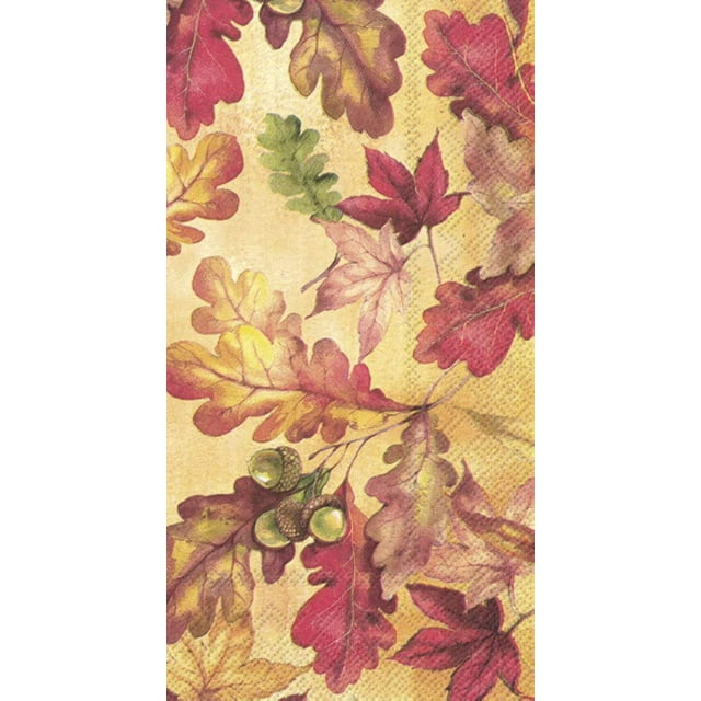 IHR 3-Ply Guest Towel Buffet Paper Napkins, 8.5 x 4.5-Inches, Bright Autumn