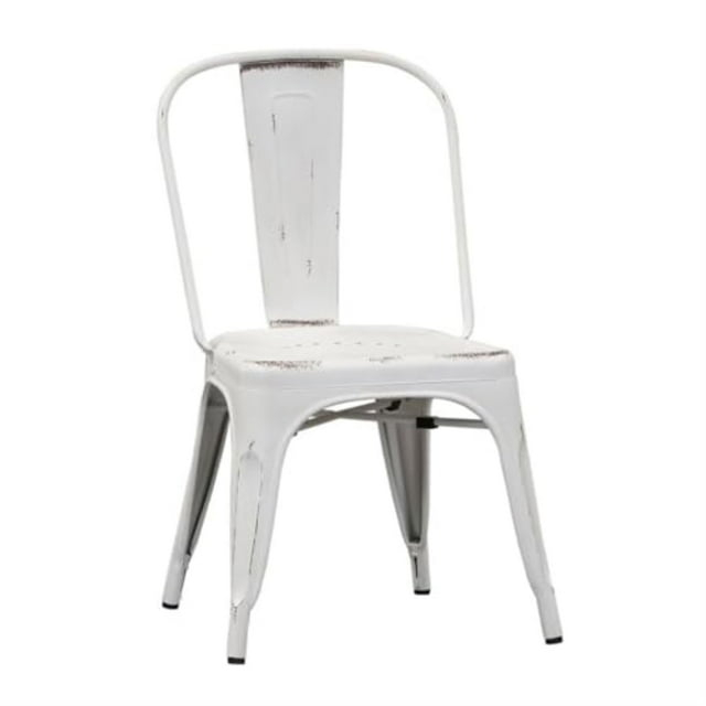 LIBERTY FURNITURE INDUSTRIES, INC. Bow Back Side Chair - Antique White