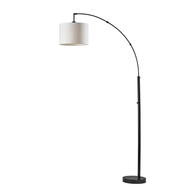 Bowery Arc Lamp in Matte Black Color