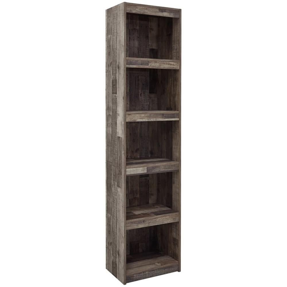 Bowery Hill Engineered Wood Butcher Block Pier in Gray