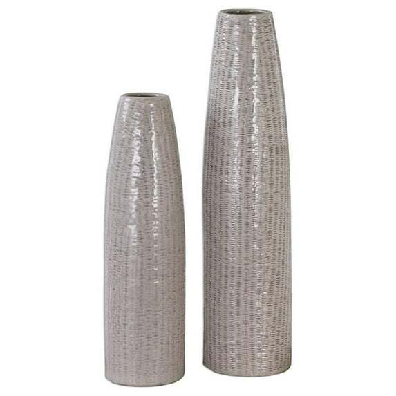 Henning Decorative Vases (Set of 2) - Gray