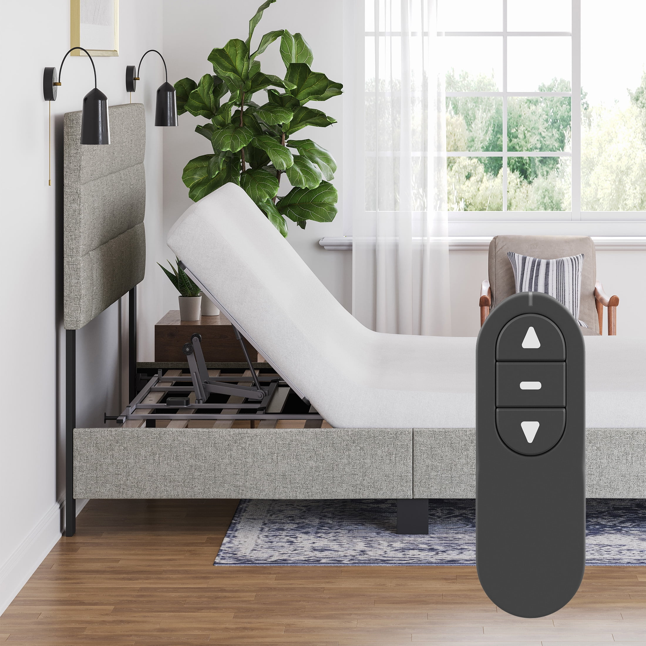 Boyd Sleep Queen Size Adjustable Base Kit, Lightweight Power Bed Kit with Wireless Remote, Quick Easy Installation, Heavy Duty Support