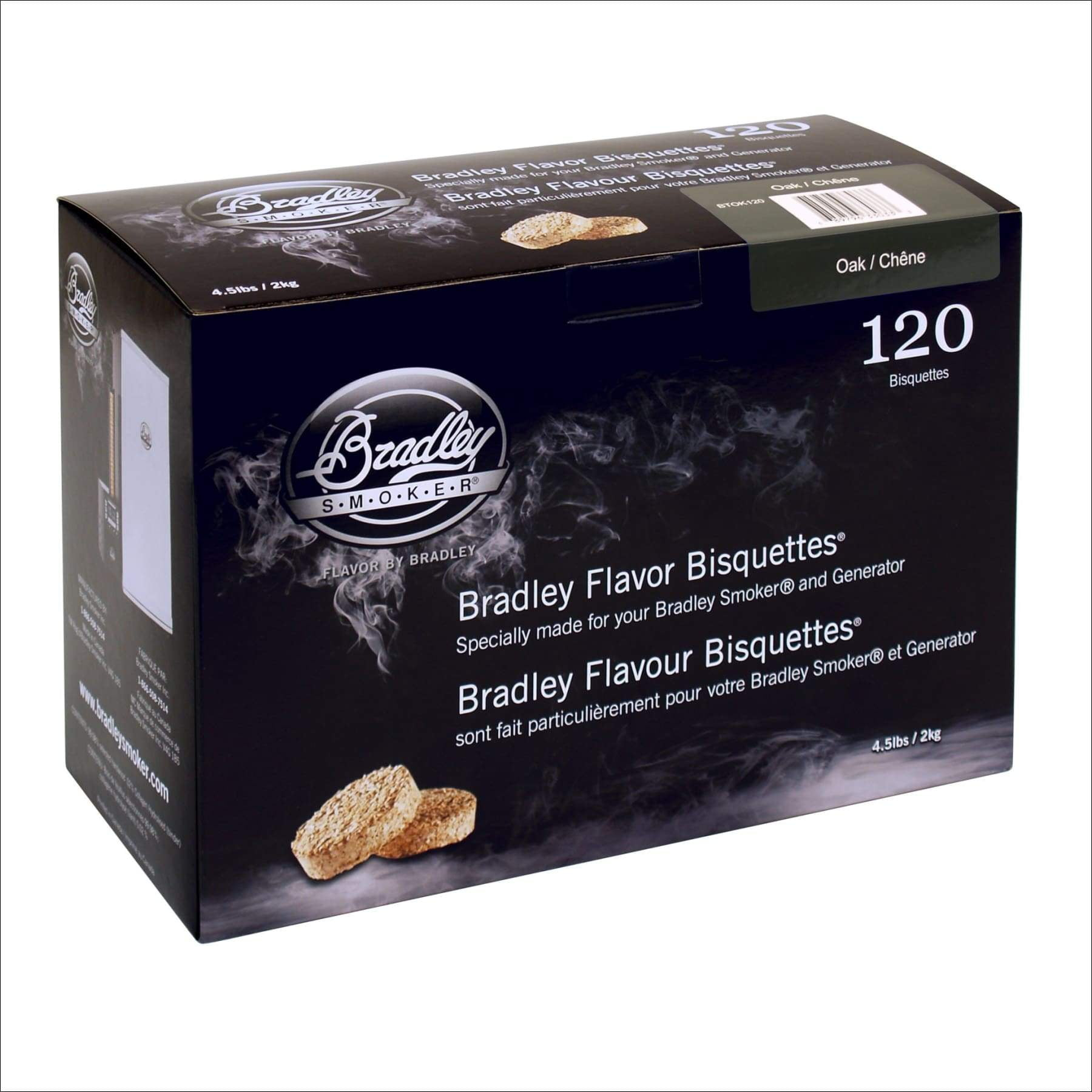 Bradley Smoker Smoking Bisquettes Special Blend Wood 120Pk