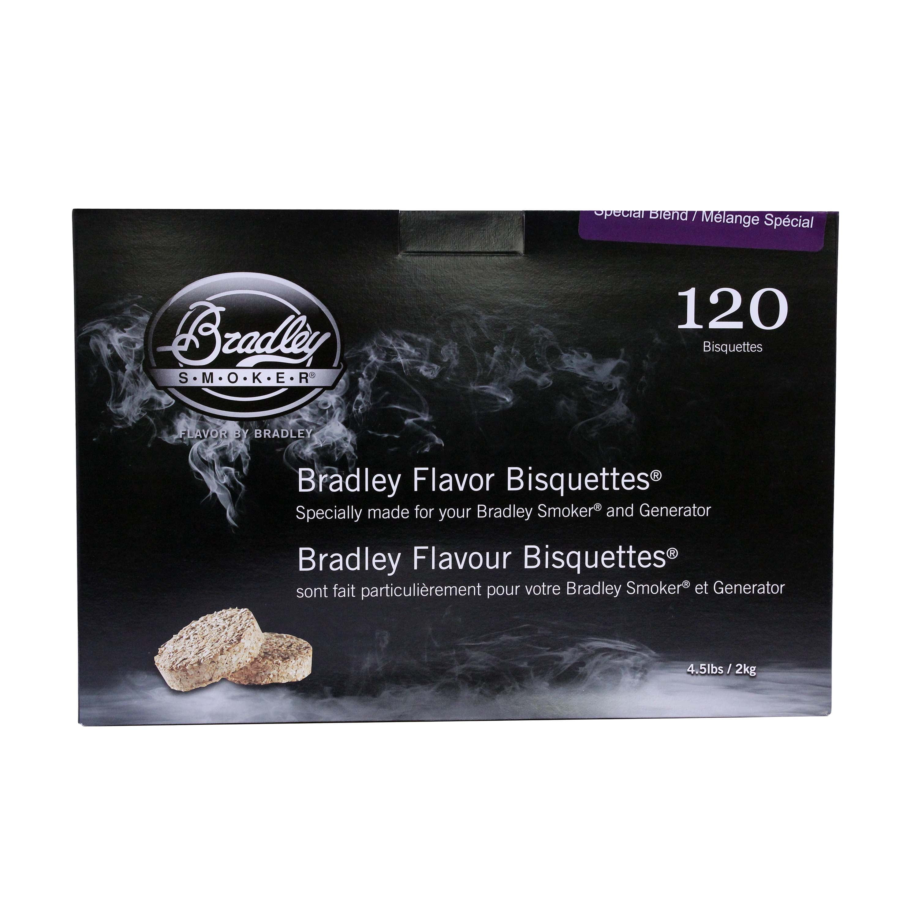 Bradley Smoker Smoking Bisquettes Special Blend Wood 120Pk