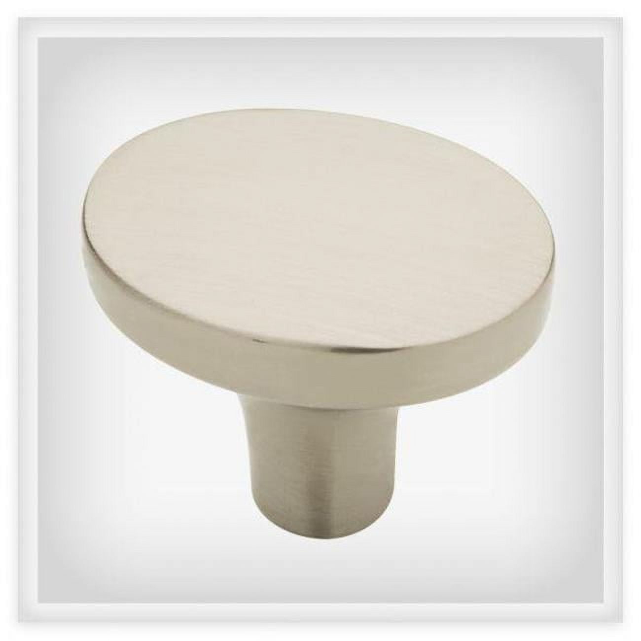 Brainerd & Liberty Hardware 272154 1.25 in. Oval Cabinet Knob, Brushed Satin Nickel