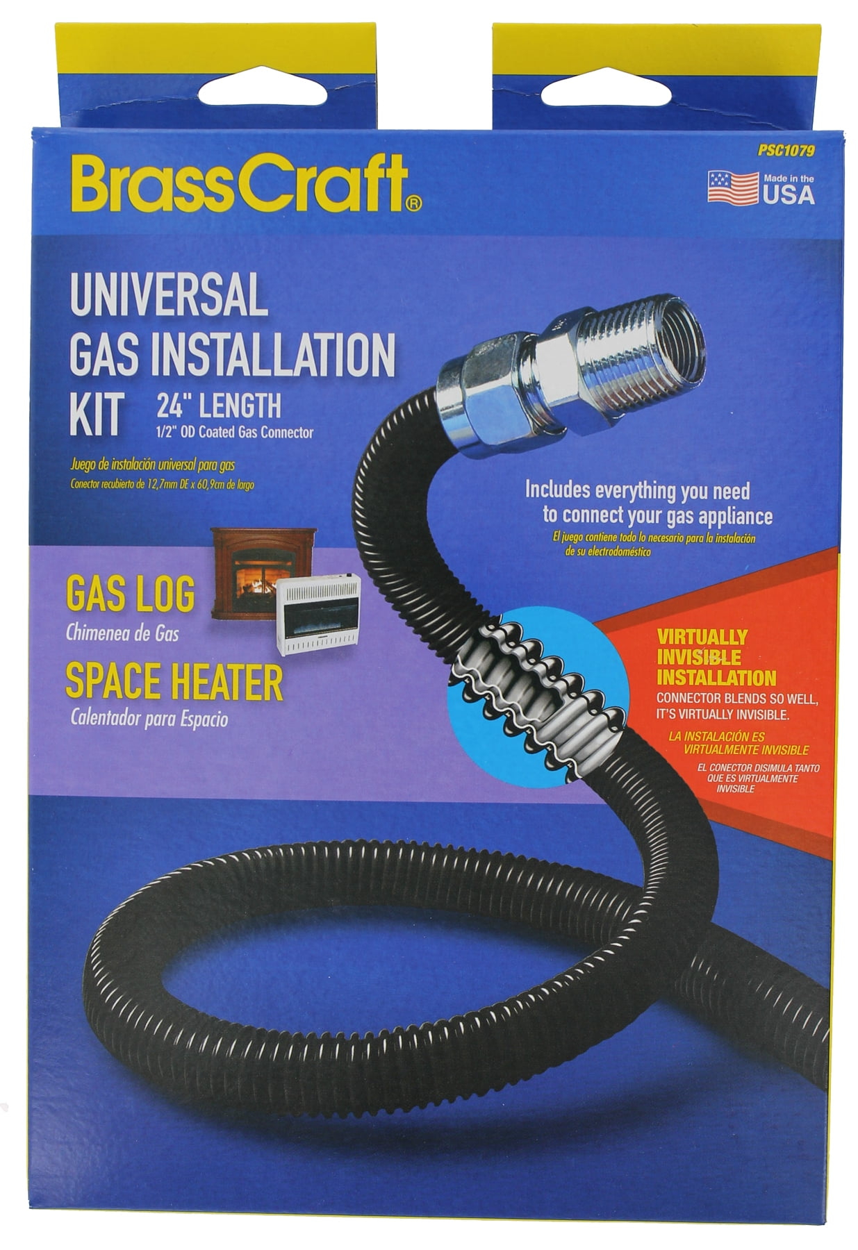 Brass Craft PSC1079 24" Universal Gas Installation Kit