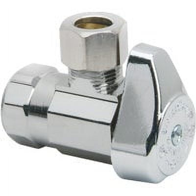 BrassCraft G2R17X CD Water Supply Line Valves, 1/2" x 3/8", Chrome