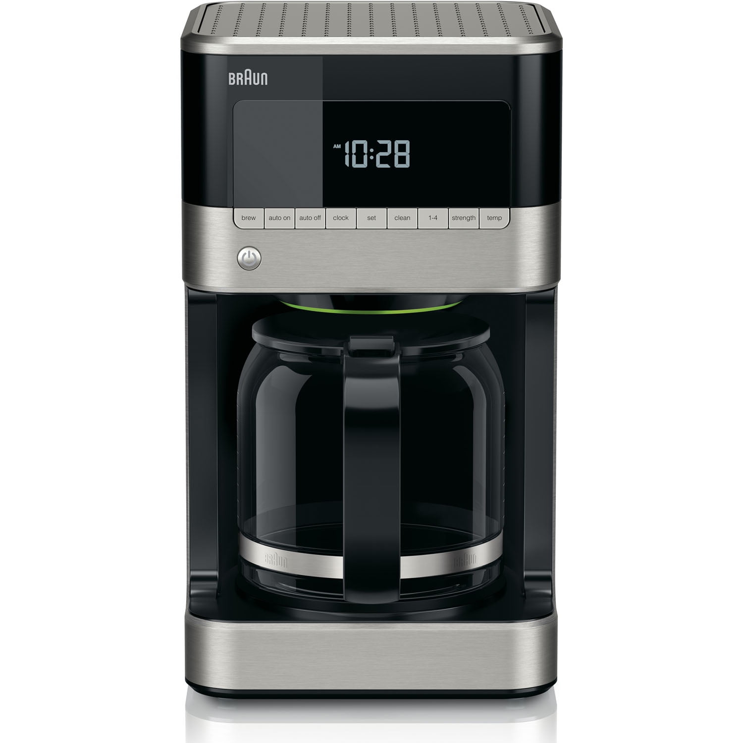 Braun BrewSense 12-Cup Drip Coffee Maker with Brew Strength Selector and Glass Carafe