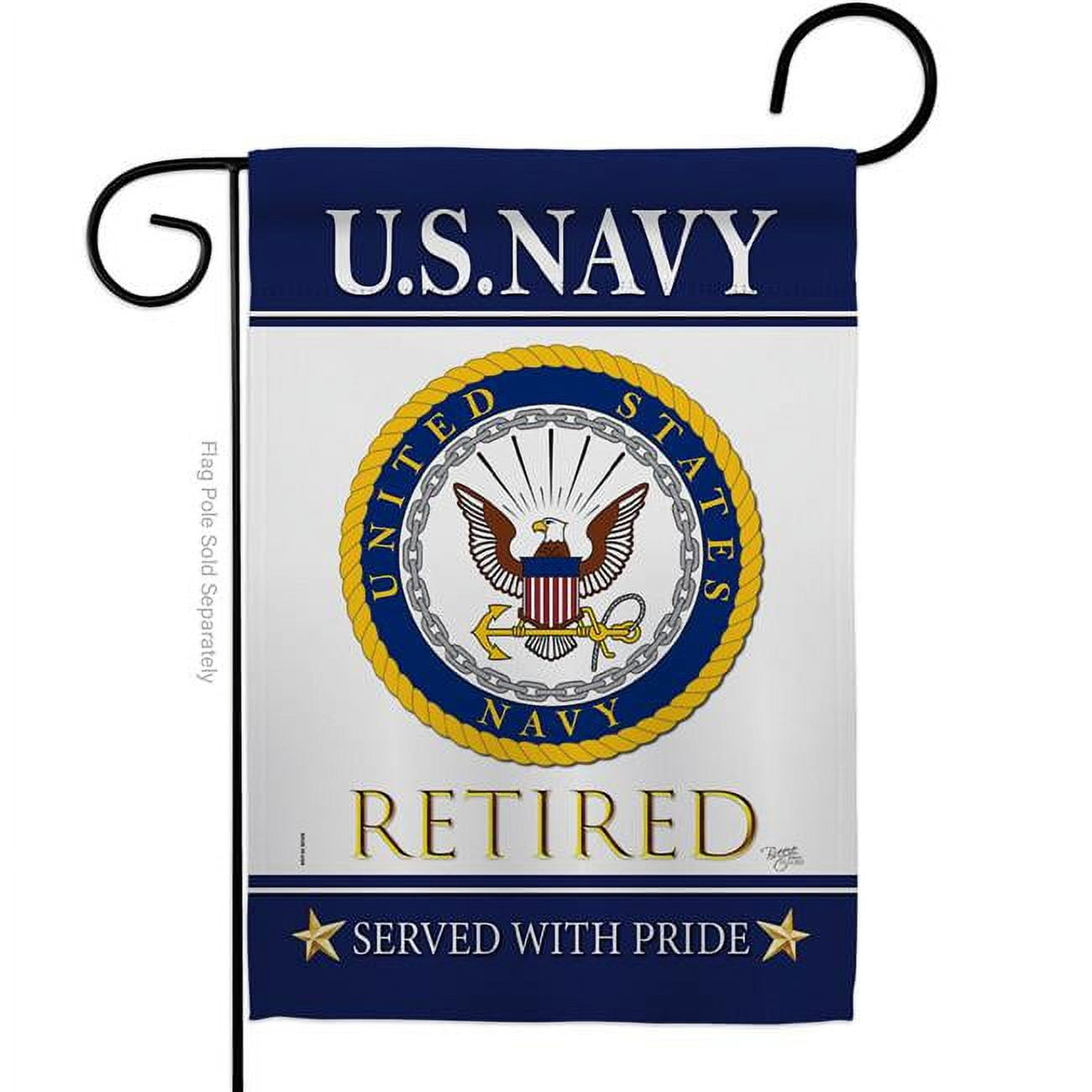 Breeze Decor Double Sided 18.5'' H x 13'' W Polyester Garden Flag