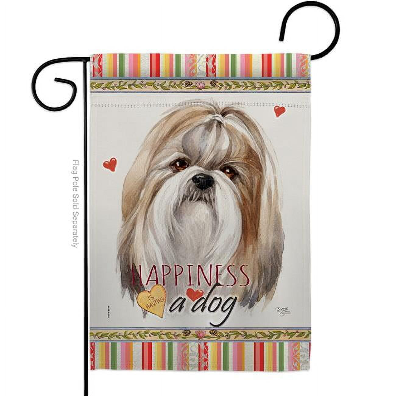Breeze Decor Double Sided 18.5'' H x 13'' W Polyester Animal Garden Flag