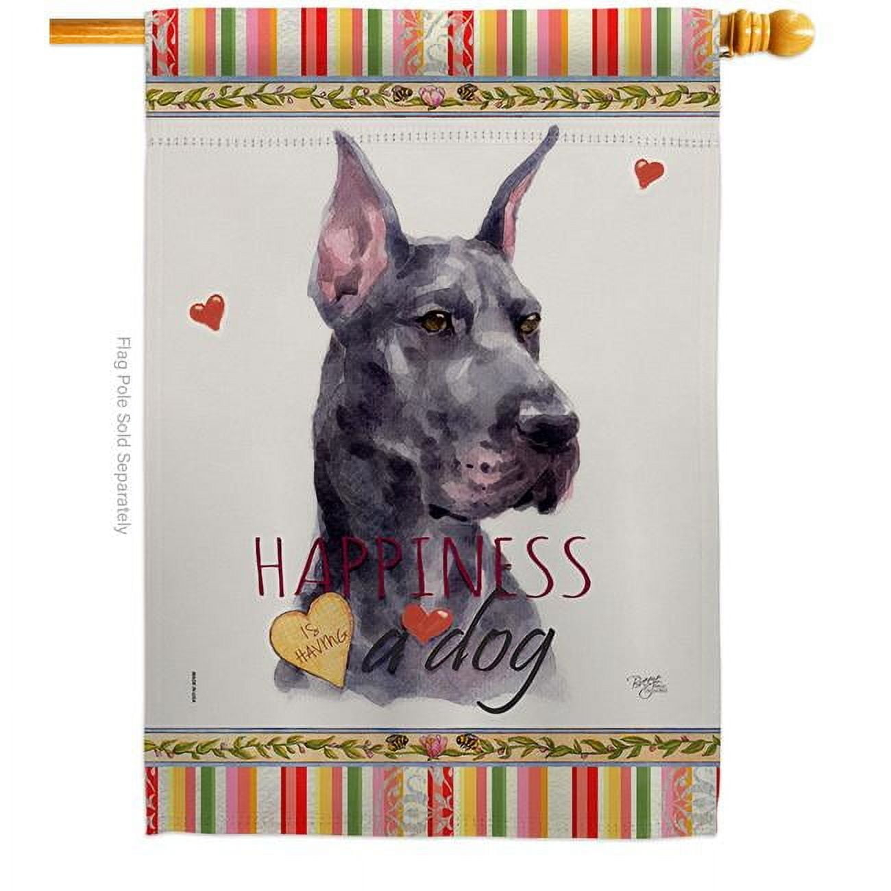 Breeze Decor Double Sided Polyester Animal House Flag