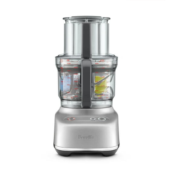 Breville Sous Chef 9 Cup Food Processor Brushed Stainless Steel: 625W, 2 Speeds, Dishwasher-Safe, Mini Kitchen Appliance