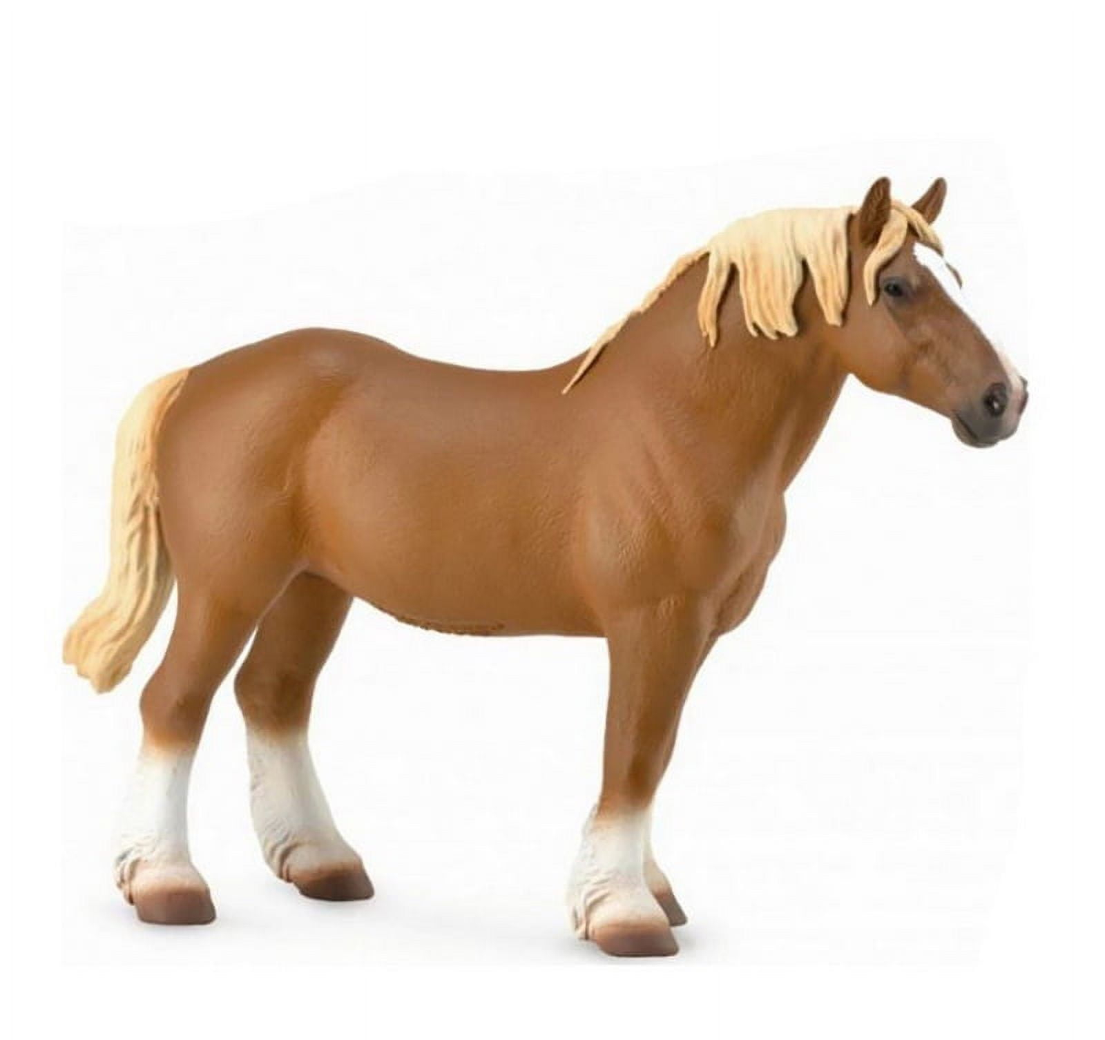 Breyer Collecta playfigure Belgian Draft Horse 18 cm Brown