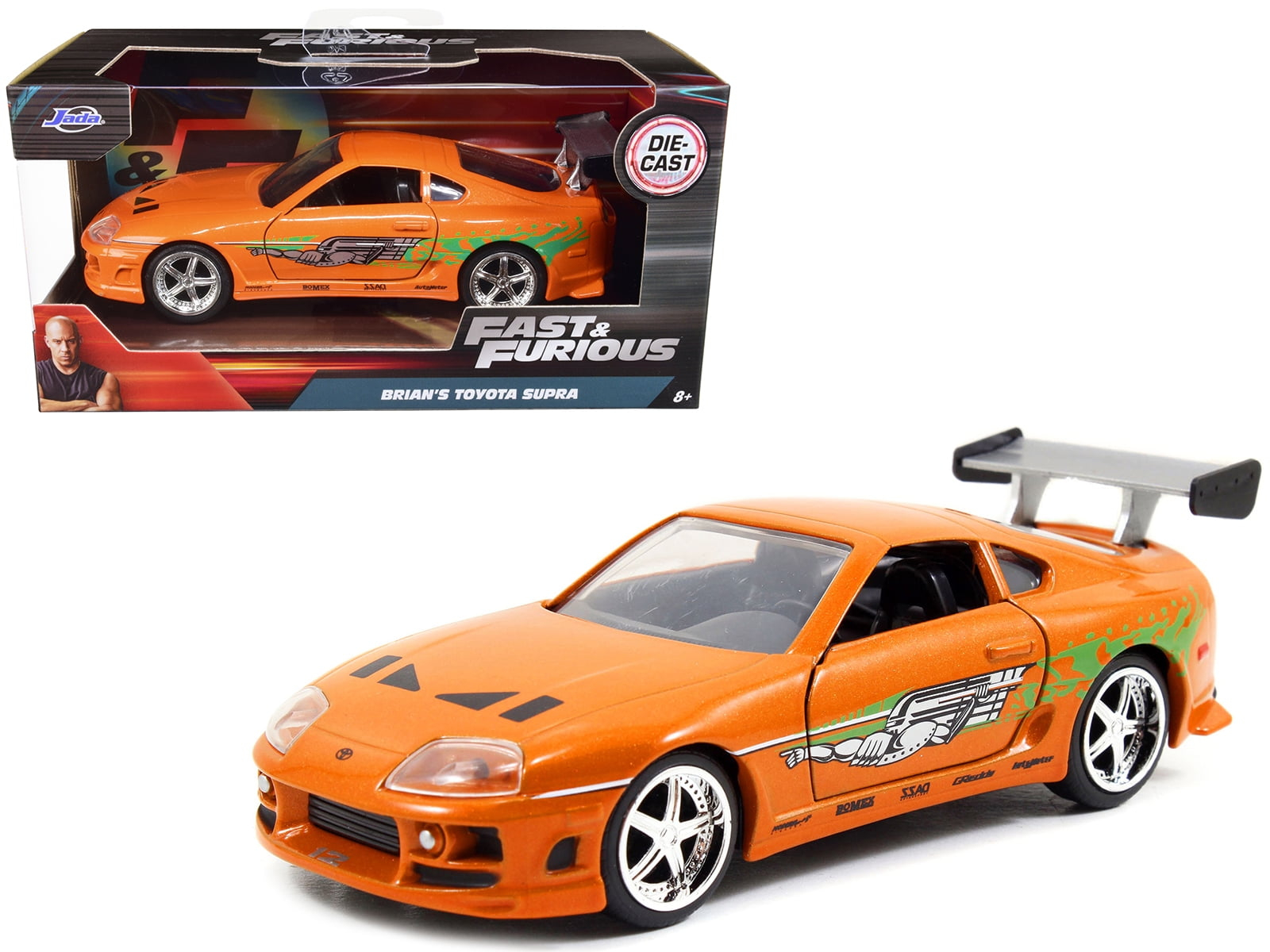 Jada 1:32 Brian’s Toyota Supra – Orange – Fast & Furious