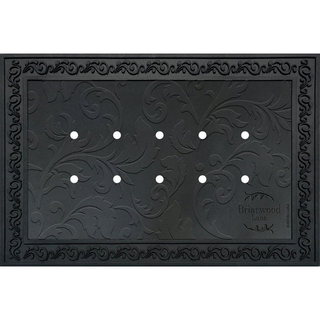 Briarwood Lane Briarwood Lane Outdoor Rubber Doormat Tray Floral Design x Standard Tray