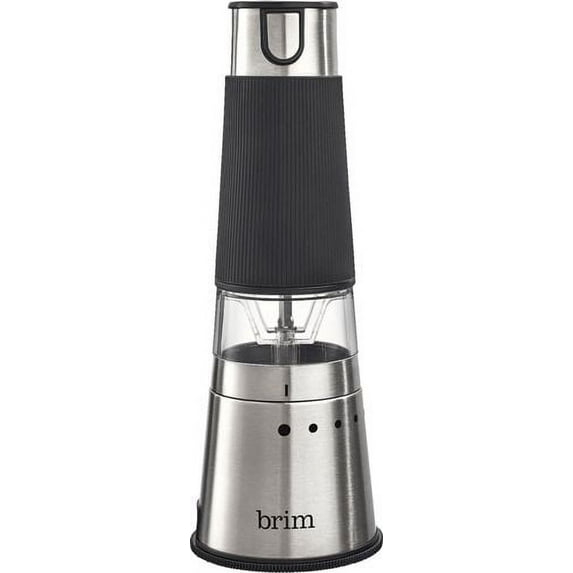 Brim - 1.6-Oz Electric Handheld Electric Coffee Grinder - Stainless Steel