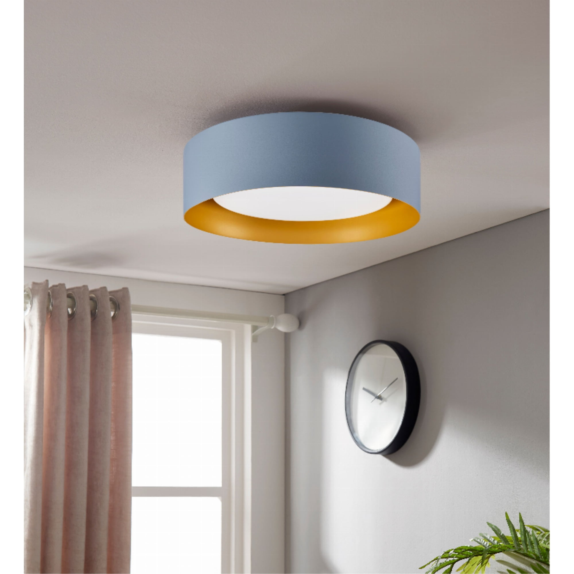 Lynch 15.75 in. 3-Light Flush Mount Ceiling Fixture