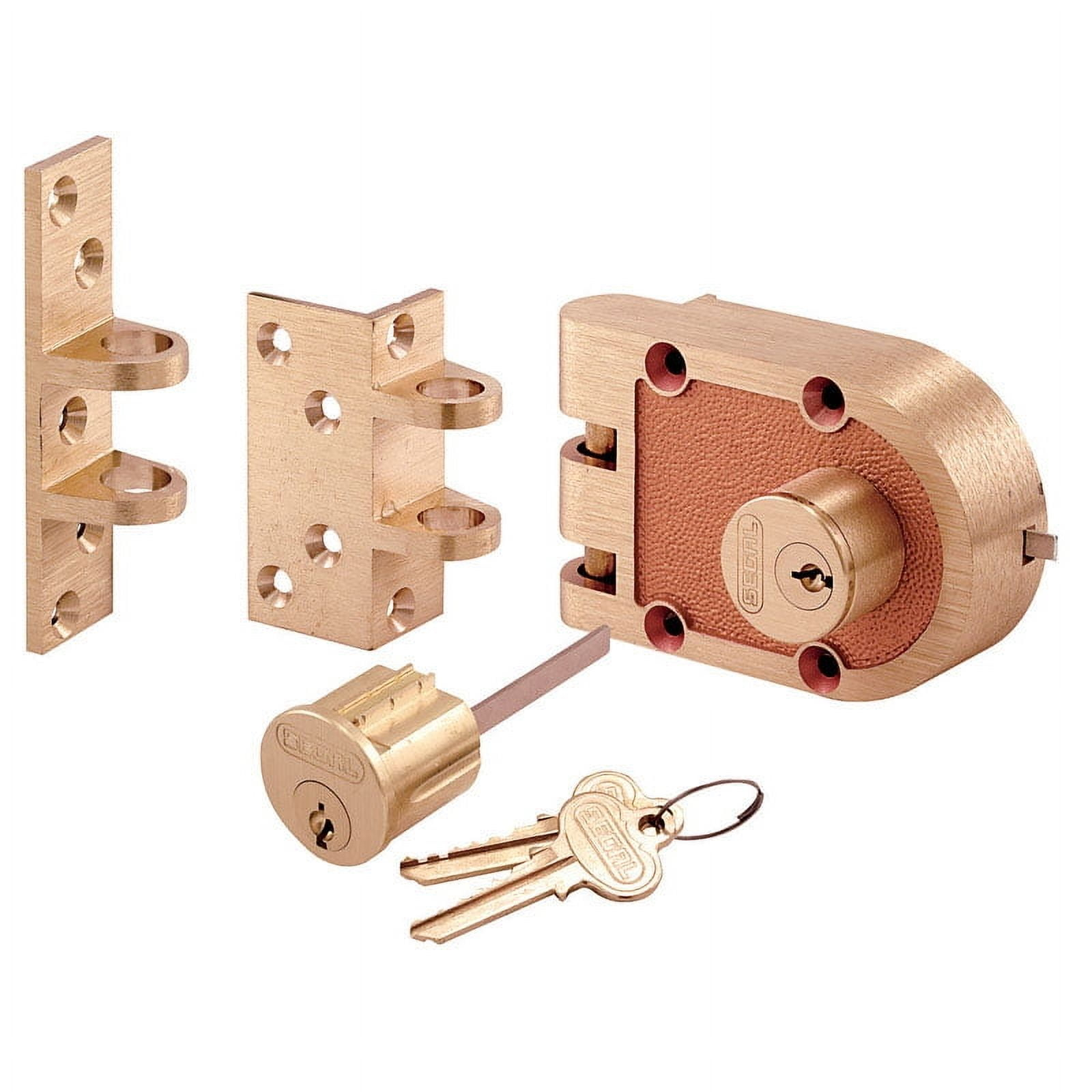Prime-Line Bronze, Double Cylinder Deadlock (Single Pack)