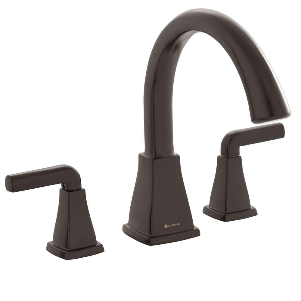 Brookglen 2-Handle Deck-Mount Roman Tub Faucet in Bronze