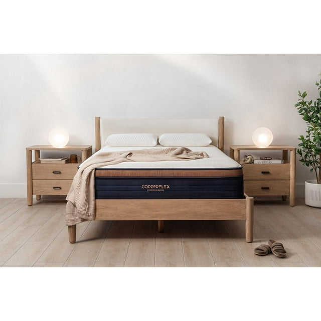 Brooklyn Bedding CopperFlex Pro 14" Foam Mattress with Zoned Foam, Twin