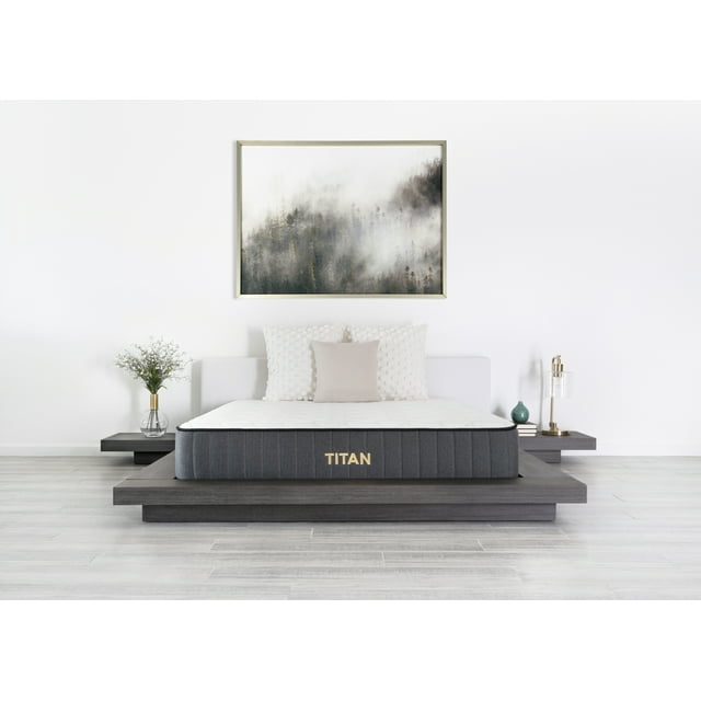 Brooklyn Bedding Titan 11" Hybrid for Plus Size Sleepers with Cooling Cover, Full