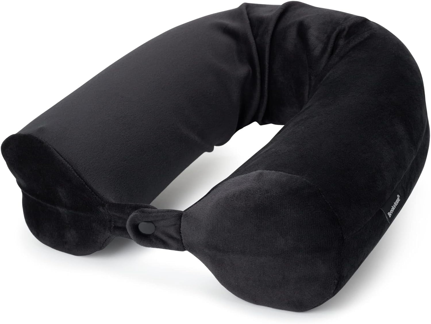 Brookstone Free-Form, Soft and Adjustable Travel Memory Foam Pillow for Neck and Lumbar Support