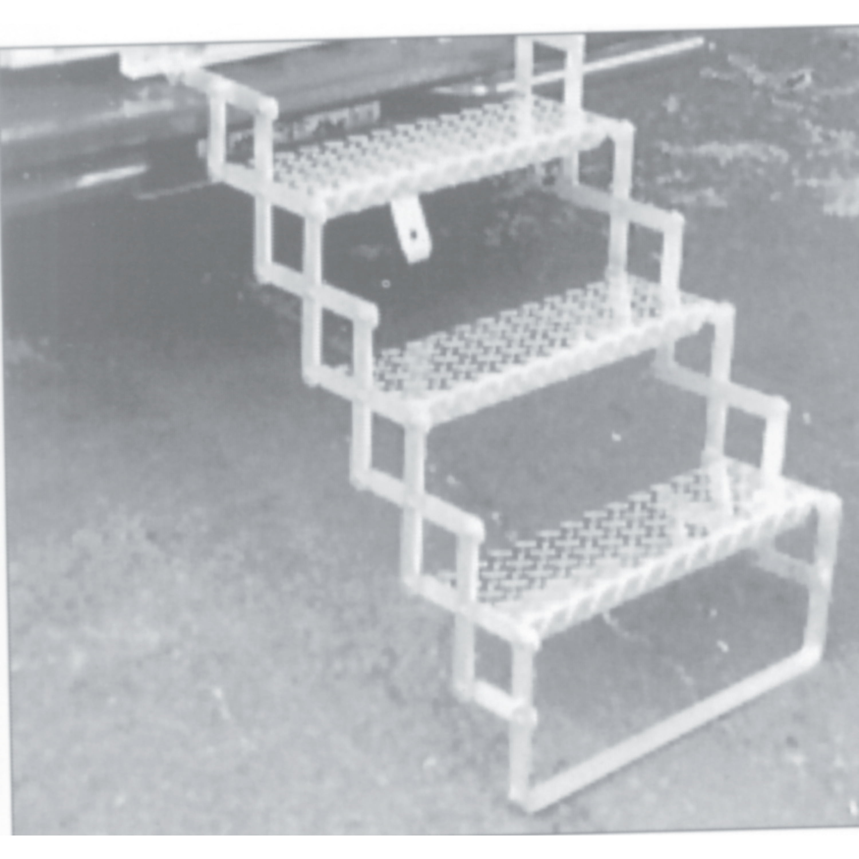 Brophy Products AS03 3-Step Aluminum RV Scissor Steps with 24" to 30" Rise