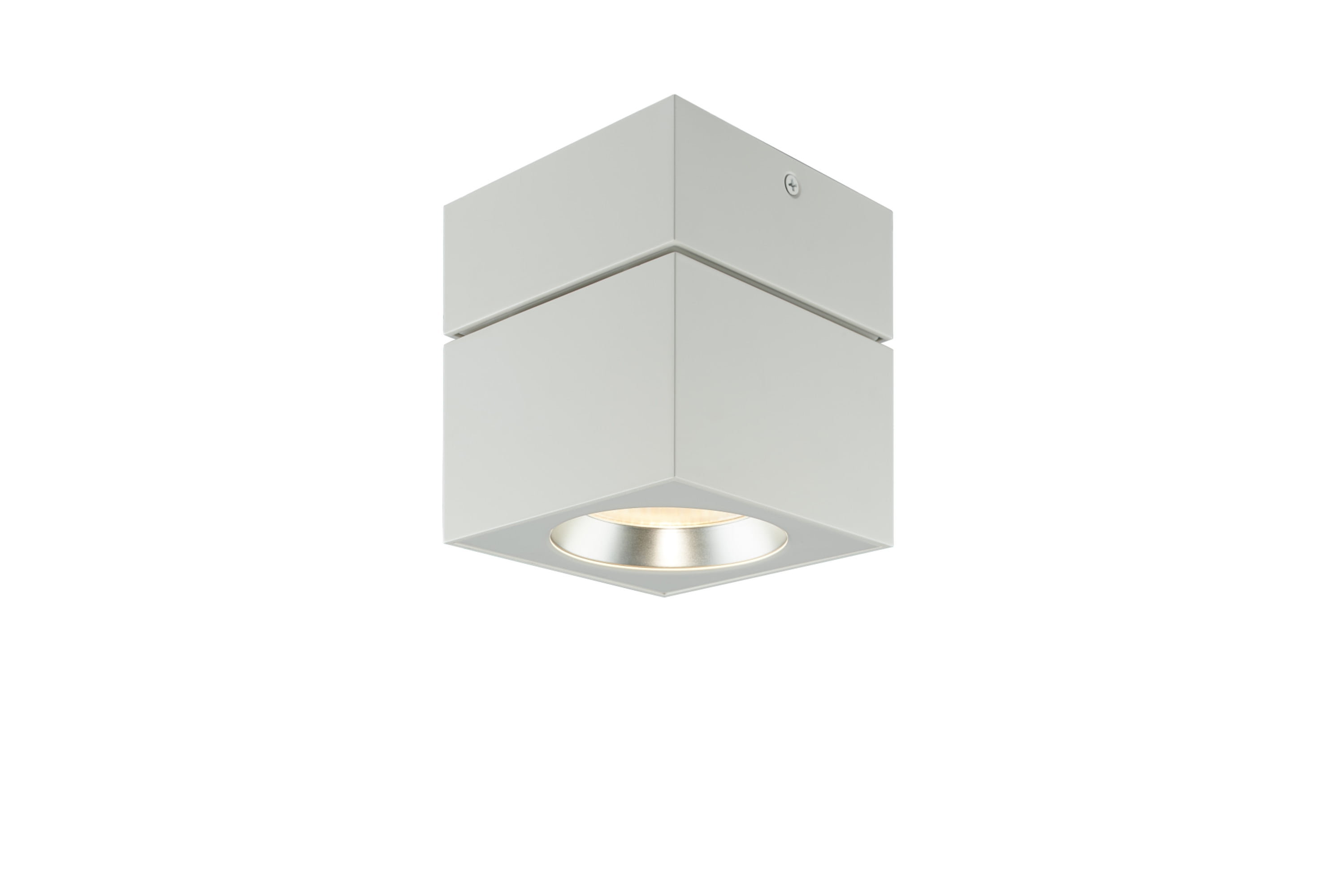 Bruck Lighting 138230/11Lm/Sa34/S 5" Wide Led Flush Mount Square Ceiling Fixture - White