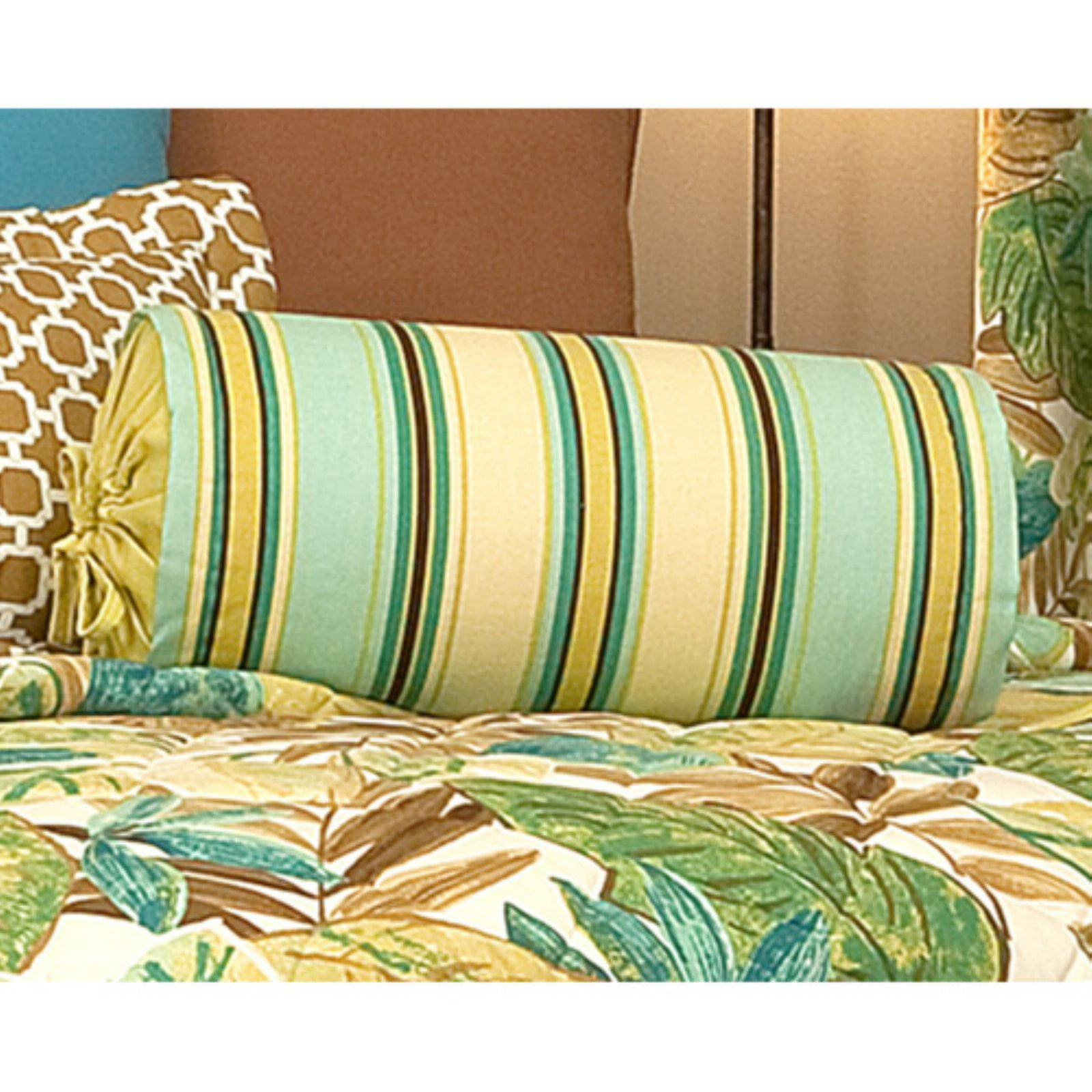 Brunswick Striped Reversible Throw Pillow