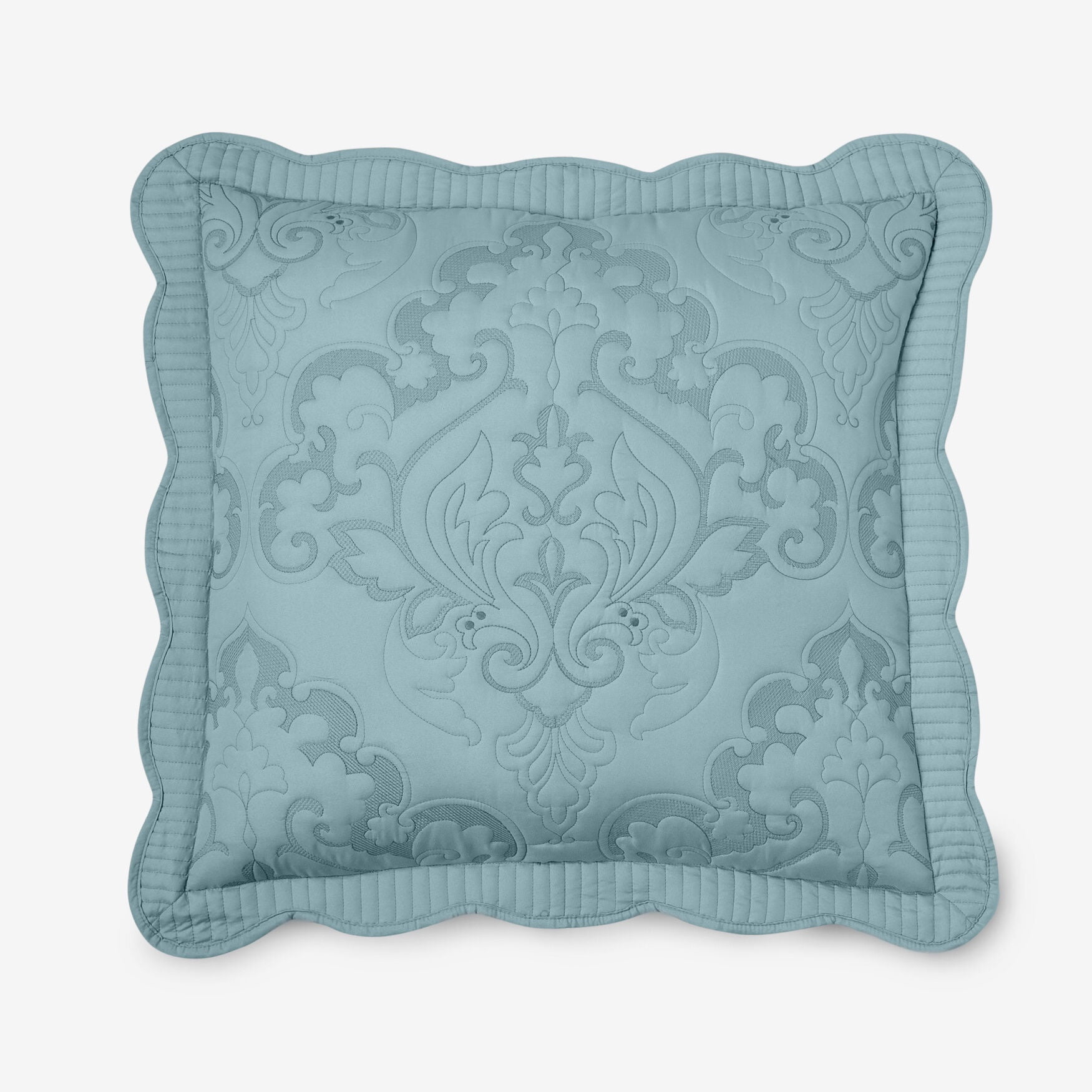 BrylaneHome Amelia Euro Sham - Euro, Seaglass