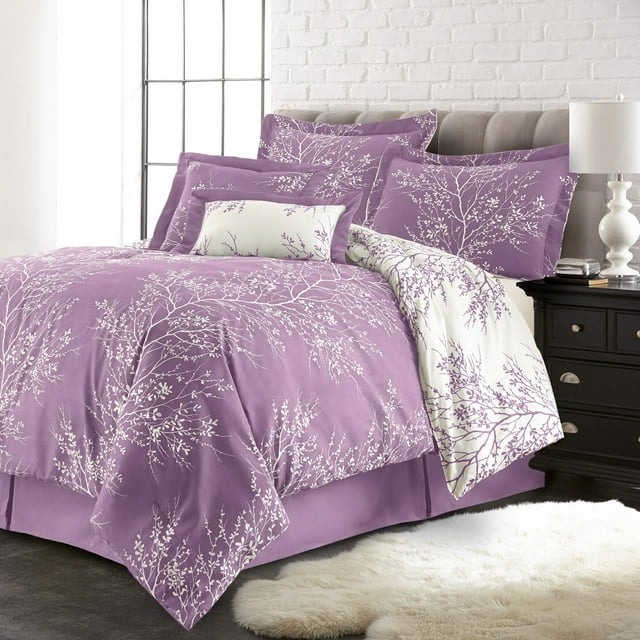 BrylaneHome Reversible Foliage Comforter Set
