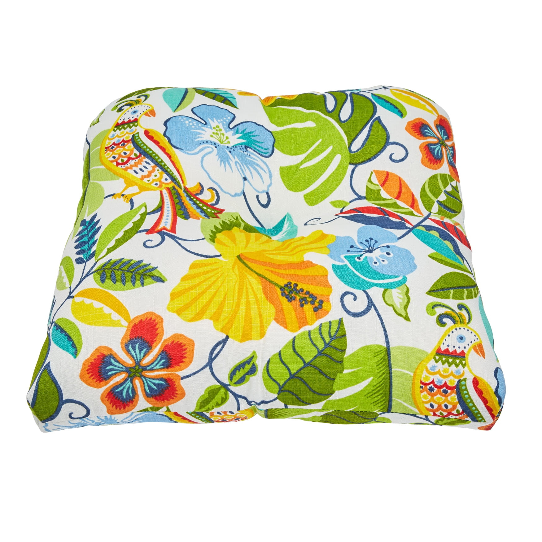 BrylaneHome Tufted Wicker Chair Cushion - Carolina