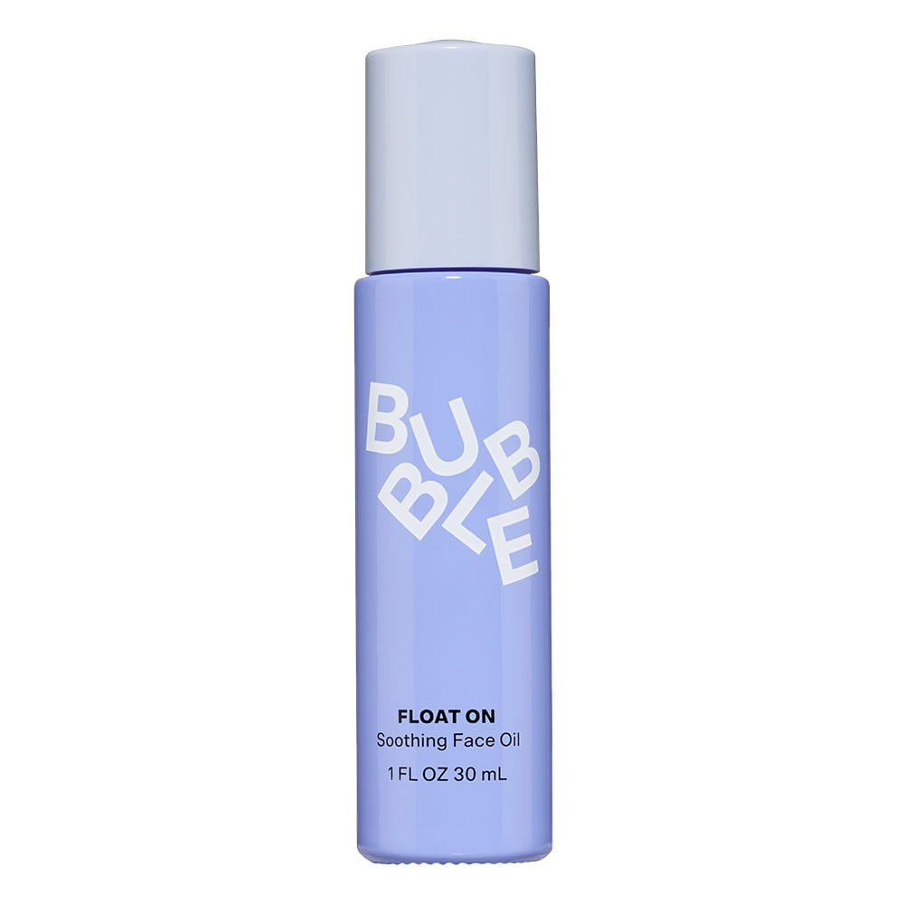 Bubble Skincare Float on Soothing Facial Oil Serum, for All Skin Types, Everyday Care,1 fl oz / 30ml
