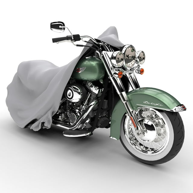 Budge Superior StormBlock™ Motorcycle Cover, Waterproof Outdoor Protection, Gray, 96x44x44 inches