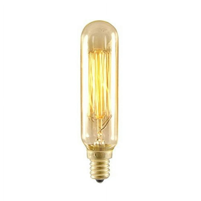Bulbrite 132506 - 5PK - 25W - T6 - Thread - E12 Base - 120V - 1900K - 3000Hrs - Antique - Nostalgic Incandescent Edison