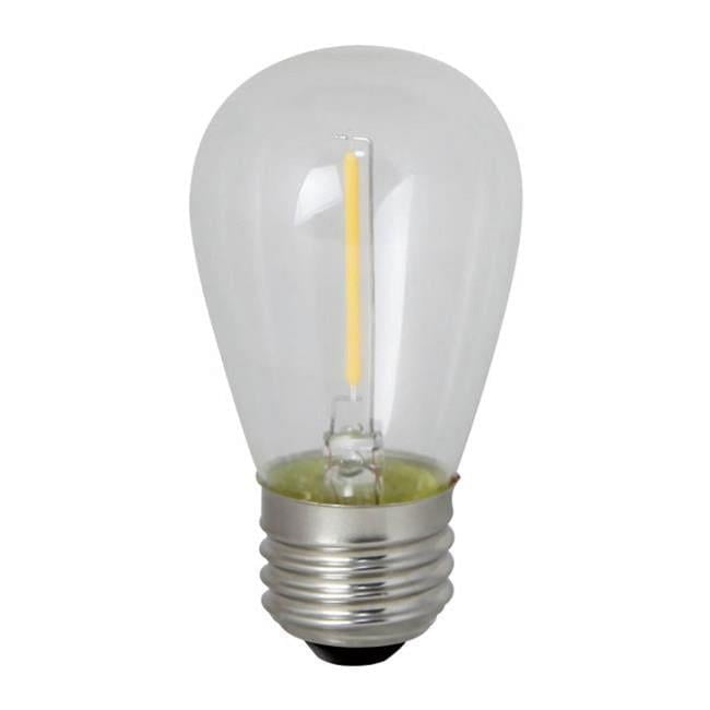 Bulbrite 862154 Pack Of (6) 0.7 Watt S14 Medium (E26) Led Bulbs - Clear