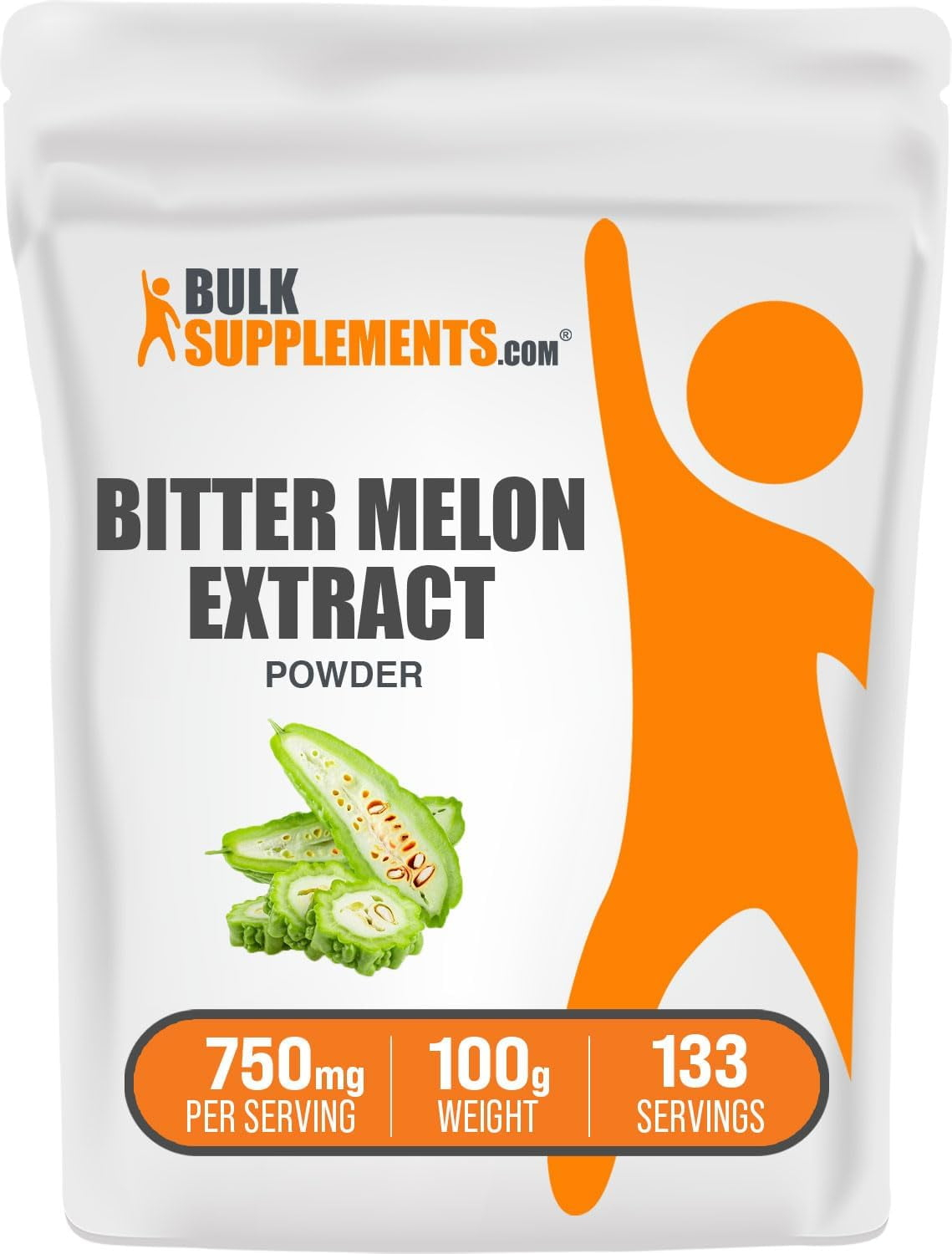 BulkSupplements® Bitter Melon Extract Powder - 750mg per Serving - 100 Grams (3.5 oz) - 133 Servings