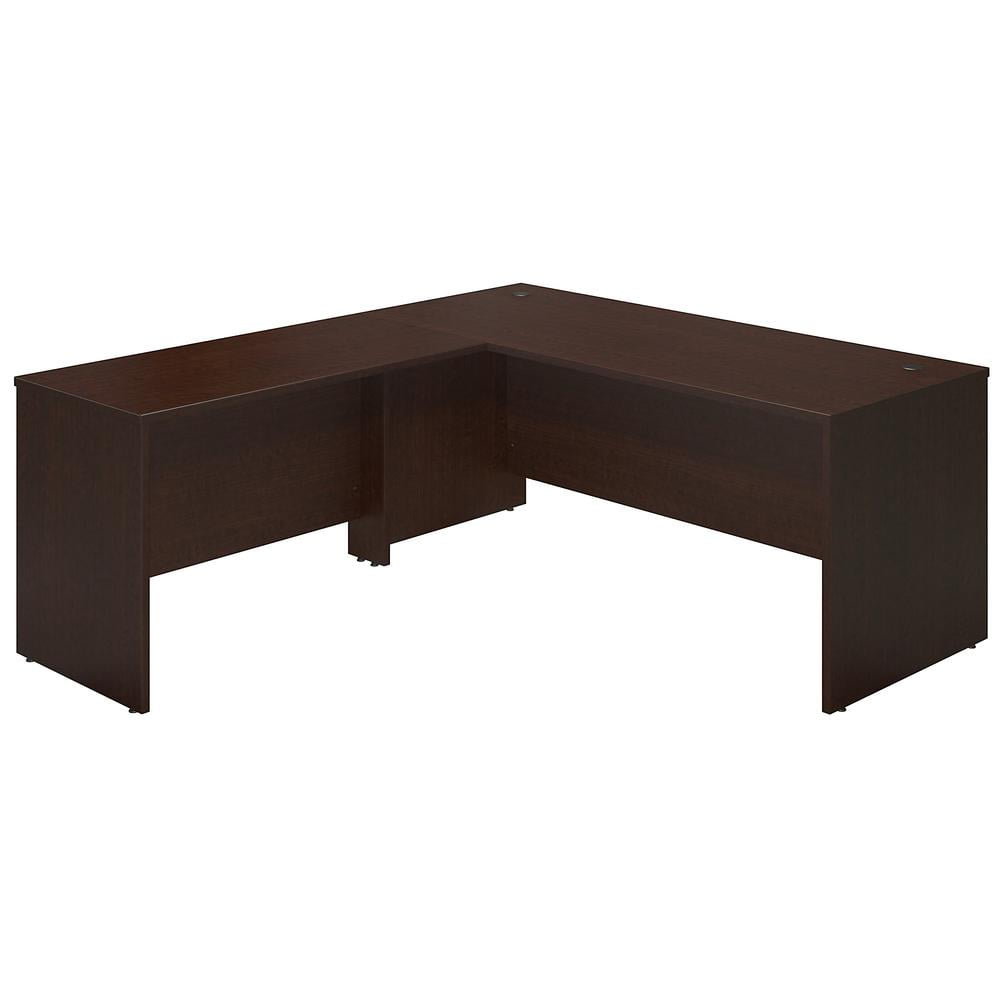 Bush Business Furniture Series C Elite Desk Shell with Return in Mocha Cherry