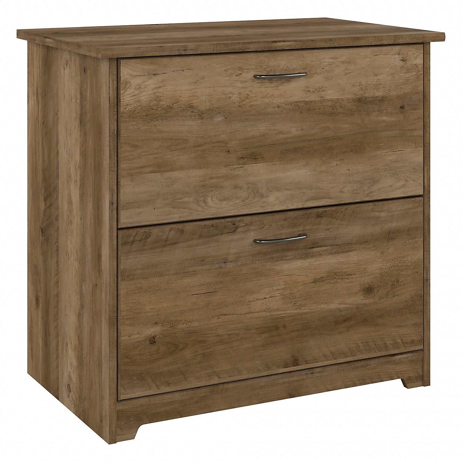 Bush Furniture Cabot Lateral File Cabinet, 2 Drawer, Reclaimed Pine