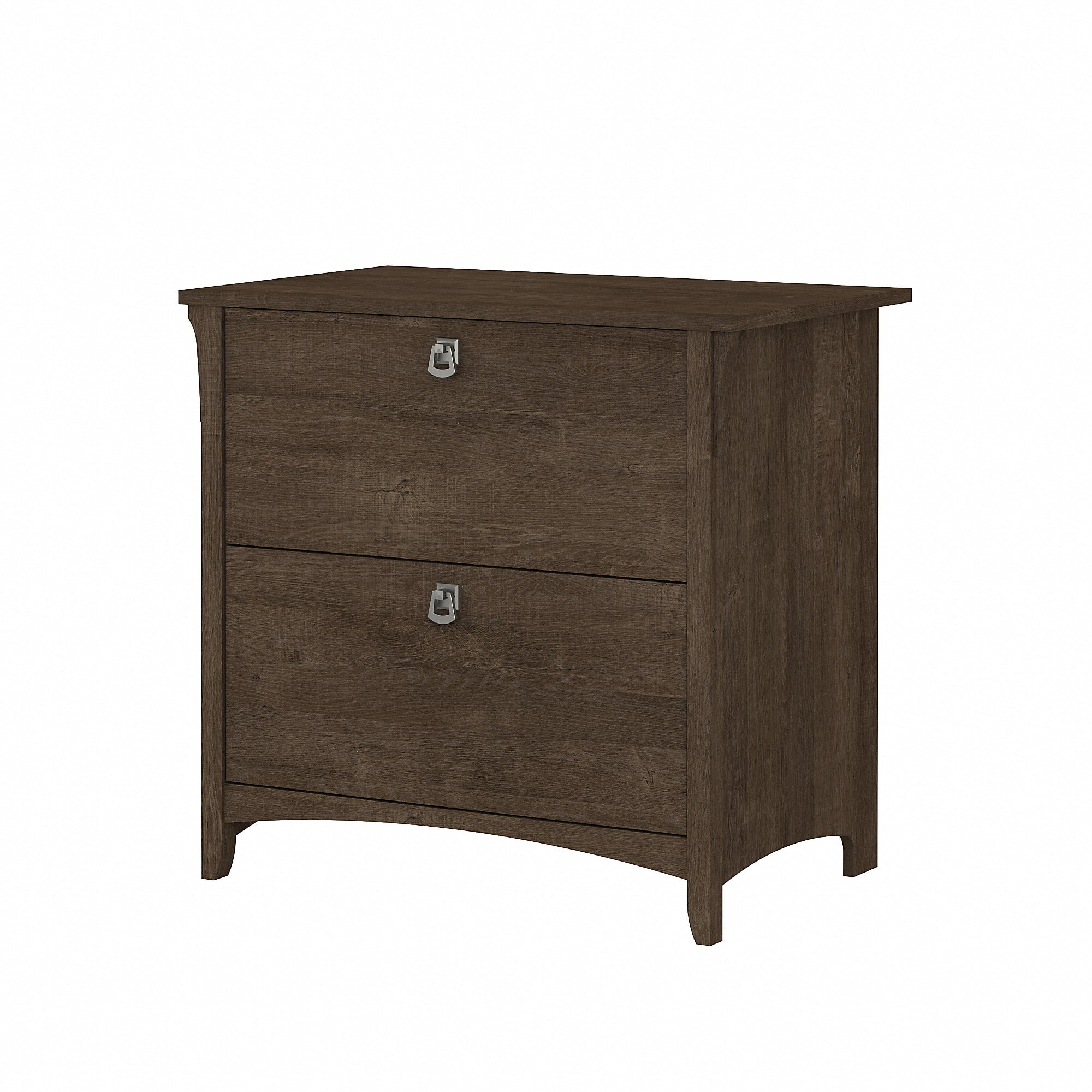 Bush Furniture Salinas Lateral File Cabinet, 2 Drawer, Ash Brown