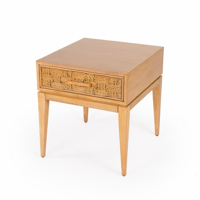 Butler 5476416 Faddei Light Wood End Table, Natural - 22 x 24.5 x 24.5 in.