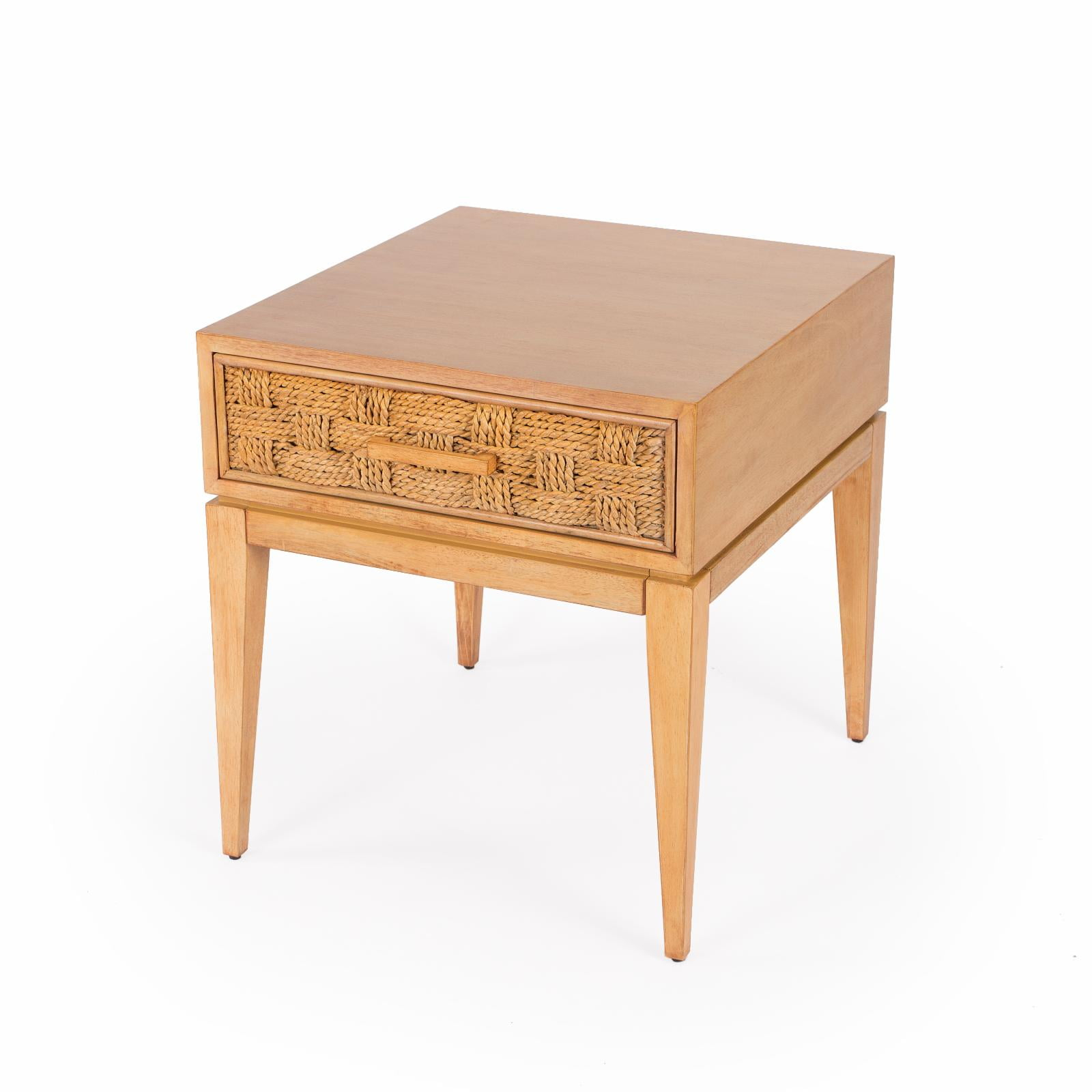 Butler 5476416 Faddei Light Wood End Table, Natural - 22 x 24.5 x 24.5 in.
